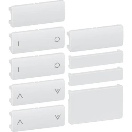 Fuga Tangentsæt 6SL HV, Hvid, 1,5 Modul
