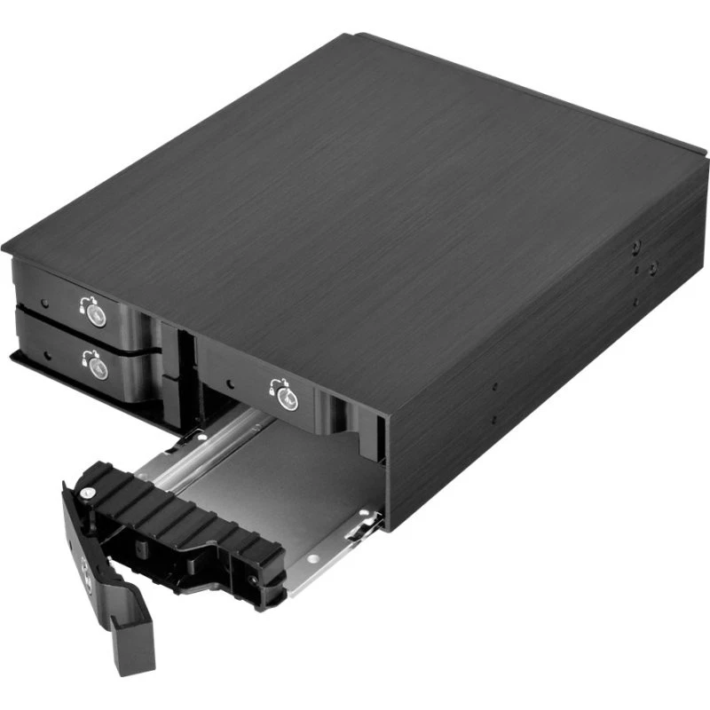 SilverStone FS204 - Hus til 4 x 2,5" lagringsenheder, sort