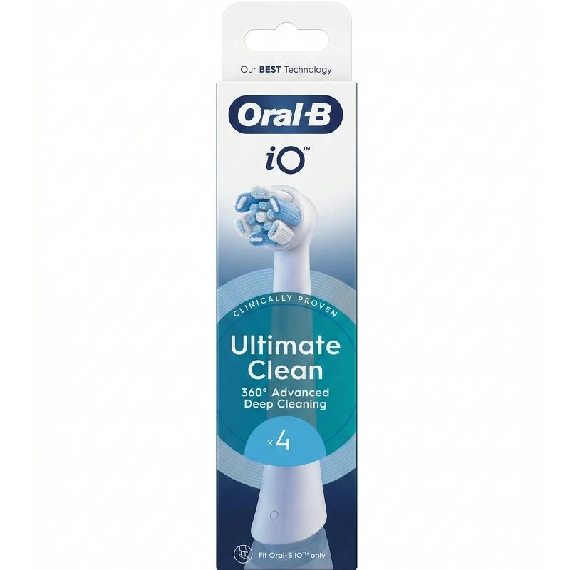 Oral-B iO Ultimate Clean Refill, 4 stk. hvid