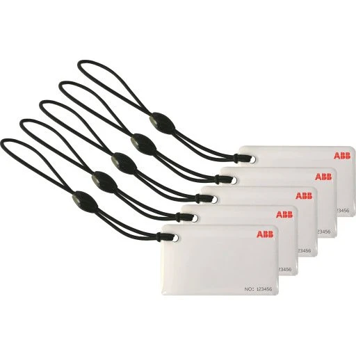 ABB RFID-kort 5 stk med ABB-logo