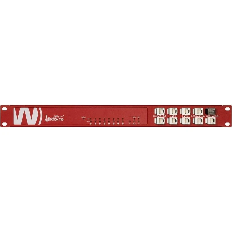 WatchGuard Rackmount Kit T80 1U rød