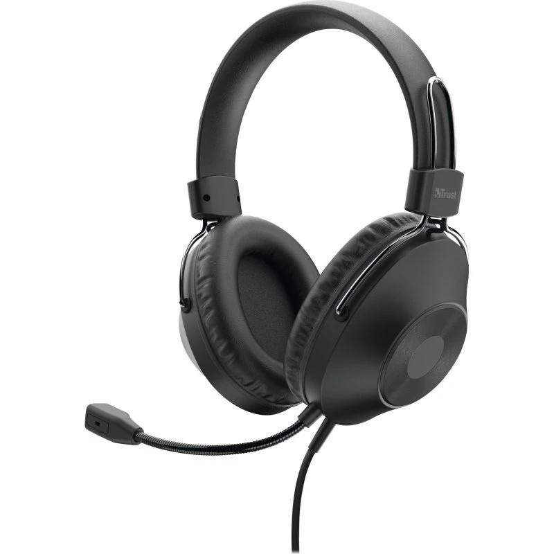 Trust HS-250 Kablet Headset, Sort