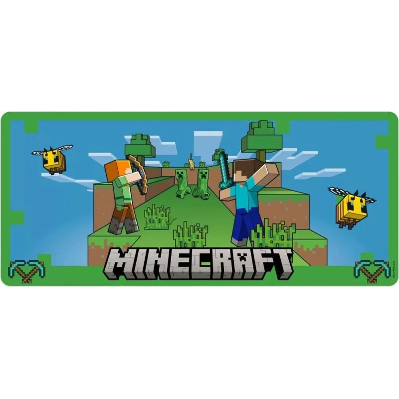 Minecraft Musemåtte 80x35 cm, Antiskrid, GEEKD.dk