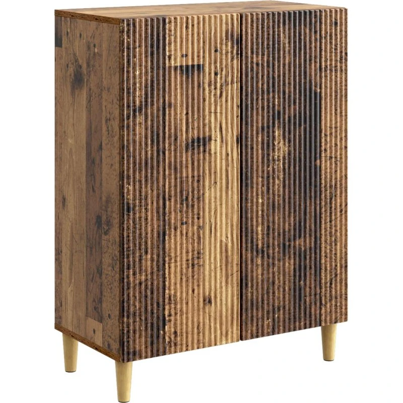 vidaXL Sideboard Gammelt Træ 66 x 34,5 x 90 cm Konstrueret Træ