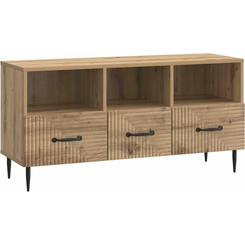 vidaXL Artisan-eg TV-skab 102 x 34,5 x 50 cm Konstrueret træ
