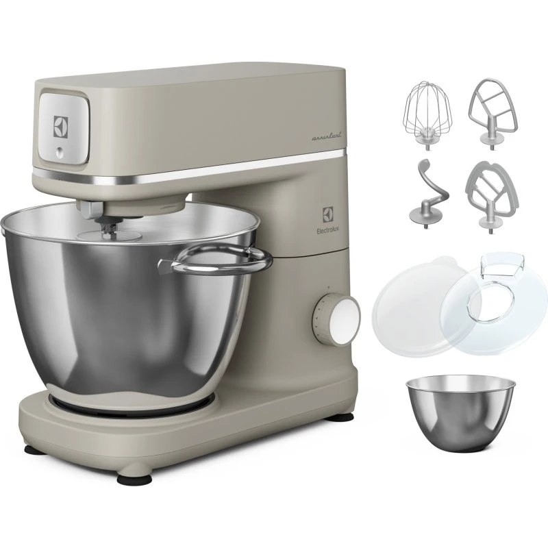 Electrolux E6KM1-4PPT 6L 1200W Køkkenmaskine - Perle, Satin stål