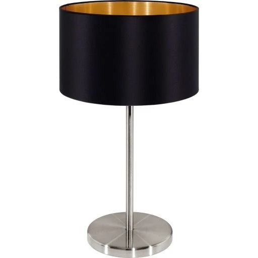 Eglo Maserlo bordlampe, sort/guld