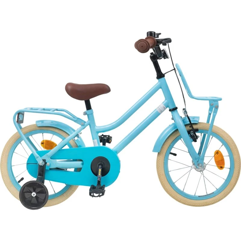 vidaXL Børnecykel 14 tommer Lyseblå (3-5 år)