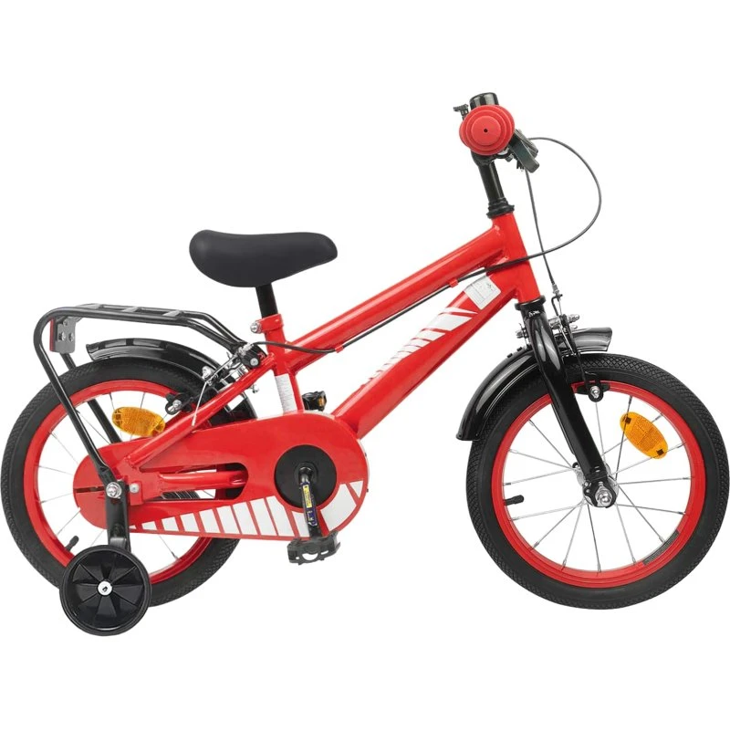 vidaXL Børnecykel 16 tommer Rød til 4-6 år