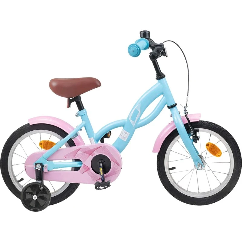 vidaXL Børnecykel 12 tommer, lyseblå, til 2-4 år