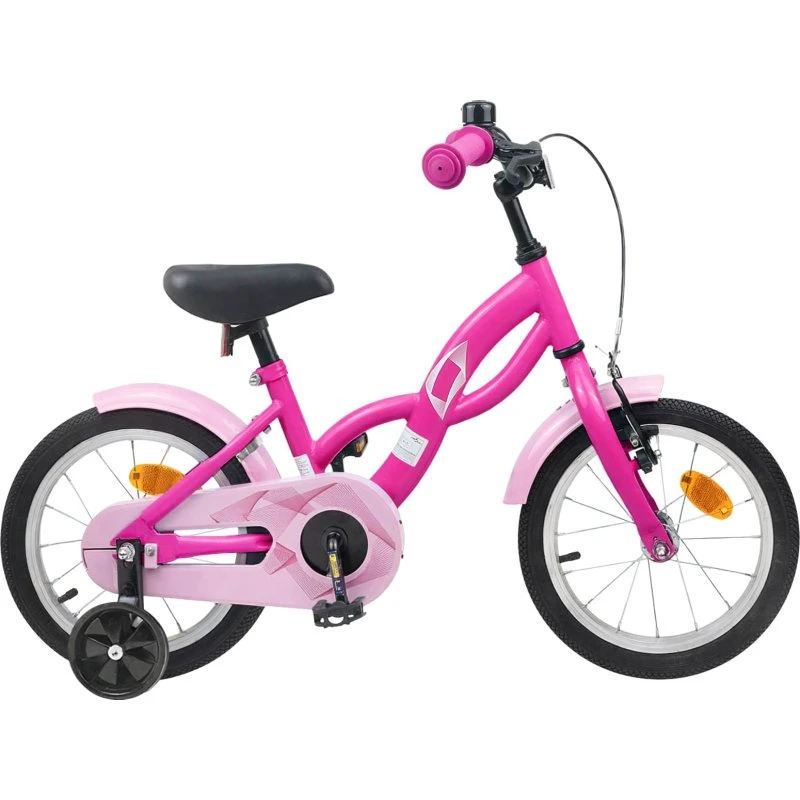 vidaXL Børnecykel 16 tommer Mørk pink 4-6 år