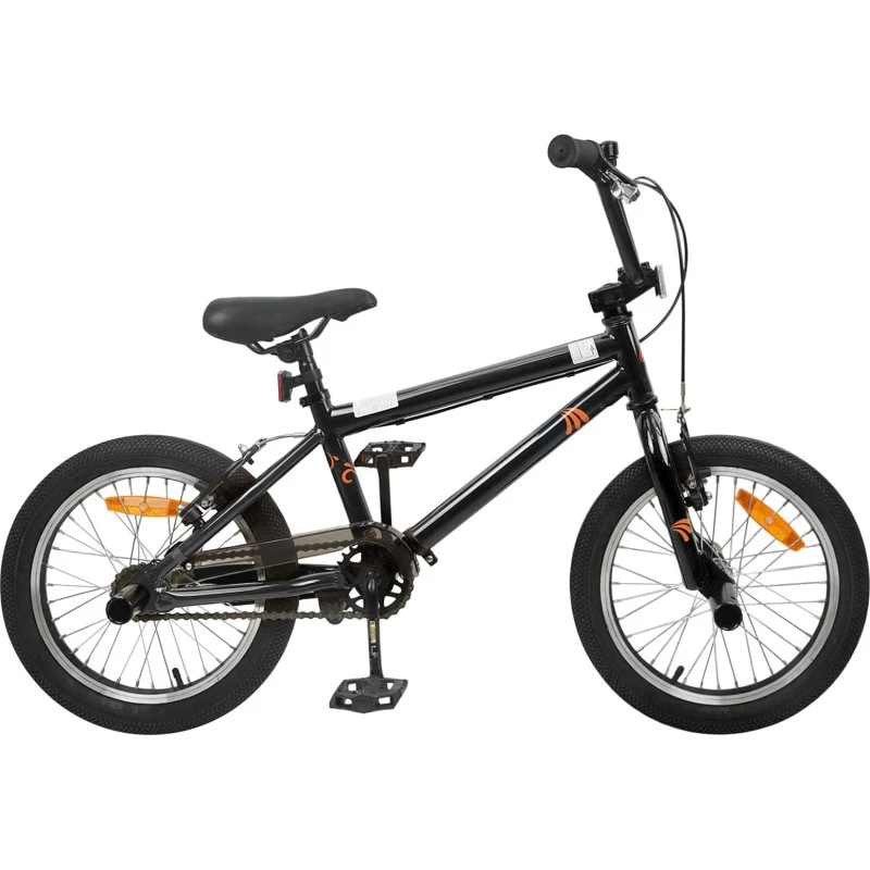 vidaXL BMX Cykel 18" Sort til 7-10 år