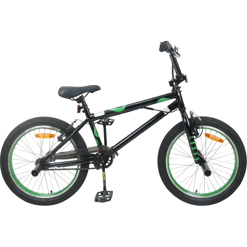vidaXL BMX Cykel 20 tommer, Sort, for over 9 år