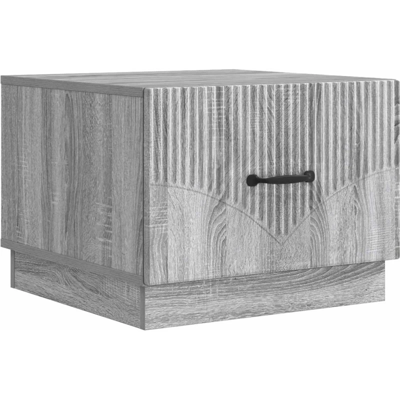 vidaXL Sofabord Grå Sonoma-Eg 49 x 50 x 37 cm Konstrueret Træ