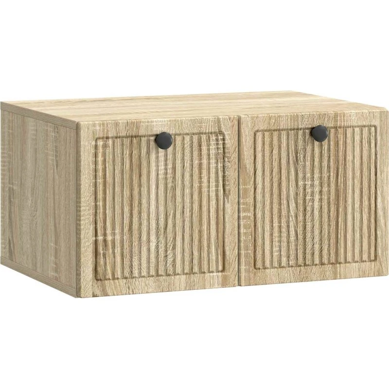 vidaXL Væghængt TV-skab Sonoma-eg 59,5 x 41 x 30 cm Træ