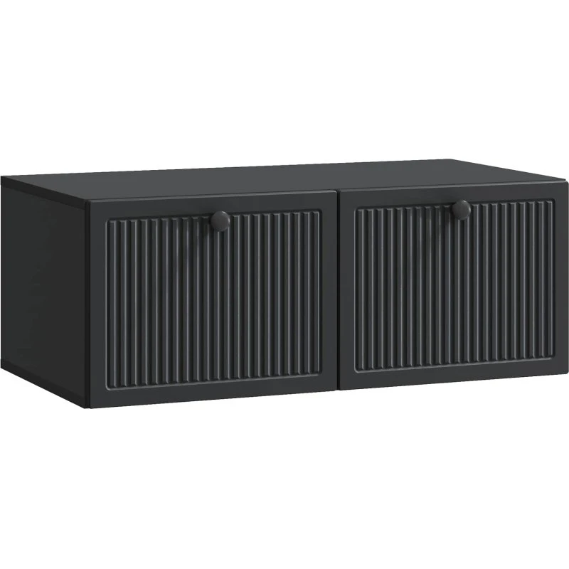 vidaXL Væghængt TV-skab Sort 78,5 x 41 x 30 cm Træ