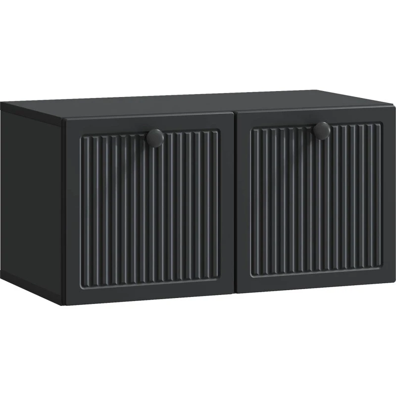 vidaXL Væghængt TV-skab Sort 59,5 x 31 x 30 cm Træ