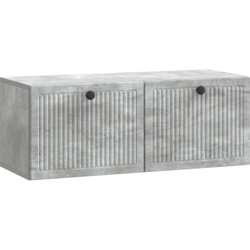 vidaXL Væghængt TV-skab Betongrå 78,5 x 31 x 30 cm Træ