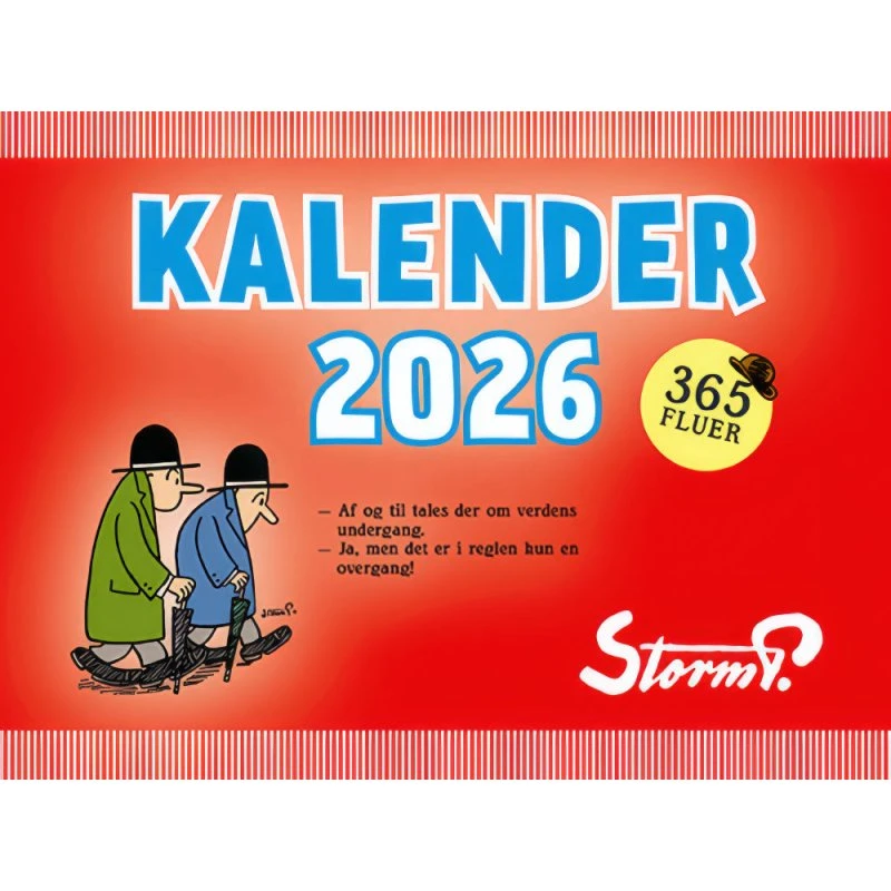 Storm P. - Bordkalender 2026 - Hardcover