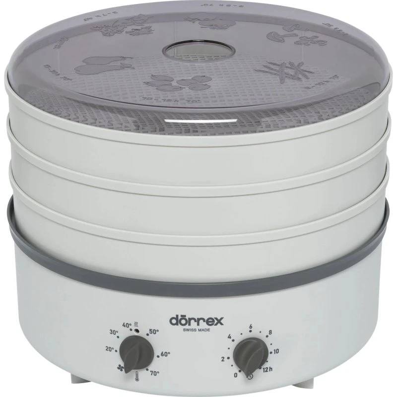Stöckli Dörrex Dehydrator 600W med Timer, Hvid