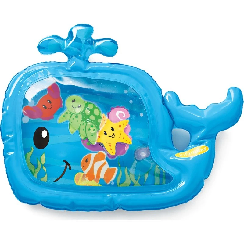 Infantino Vandmåtte hval 38x31 cm med 6 dyr