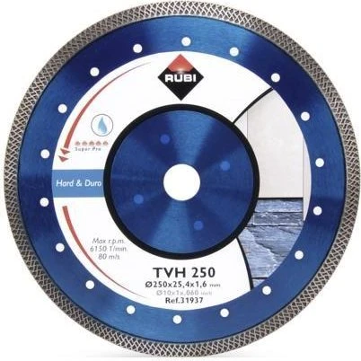 Rubi TVH 200 Diamantklinge 200mm, blå, perforeret
