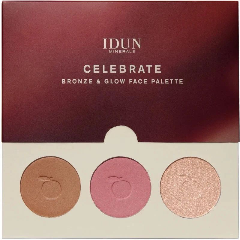 IDUN Minerals Celebrate Bronze & Glow Face Palette 7,6 g