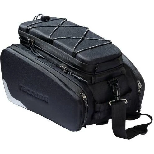 Tubus Racktime Odin bærepose 13+10 l, sort