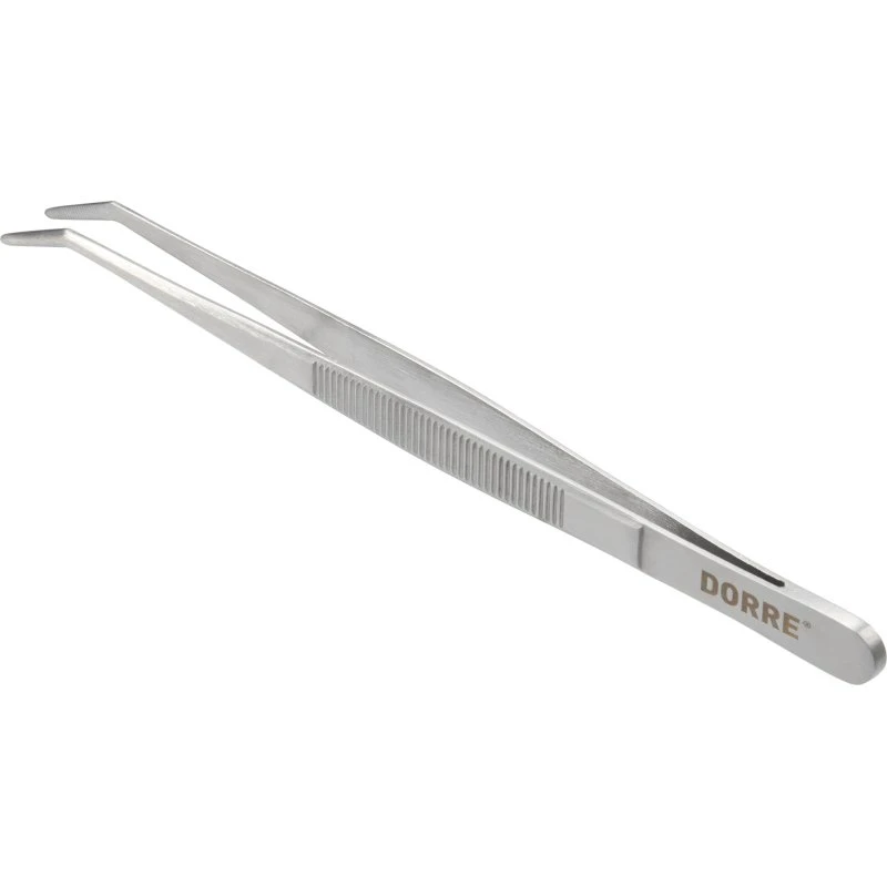 Dorre Maci vinklet madpincet 16 cm rustfrit stål