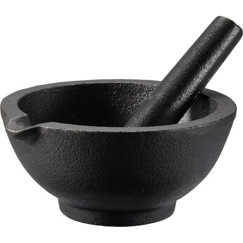 Dorre Gilly Støbejernsmorter Sort, 13 cm