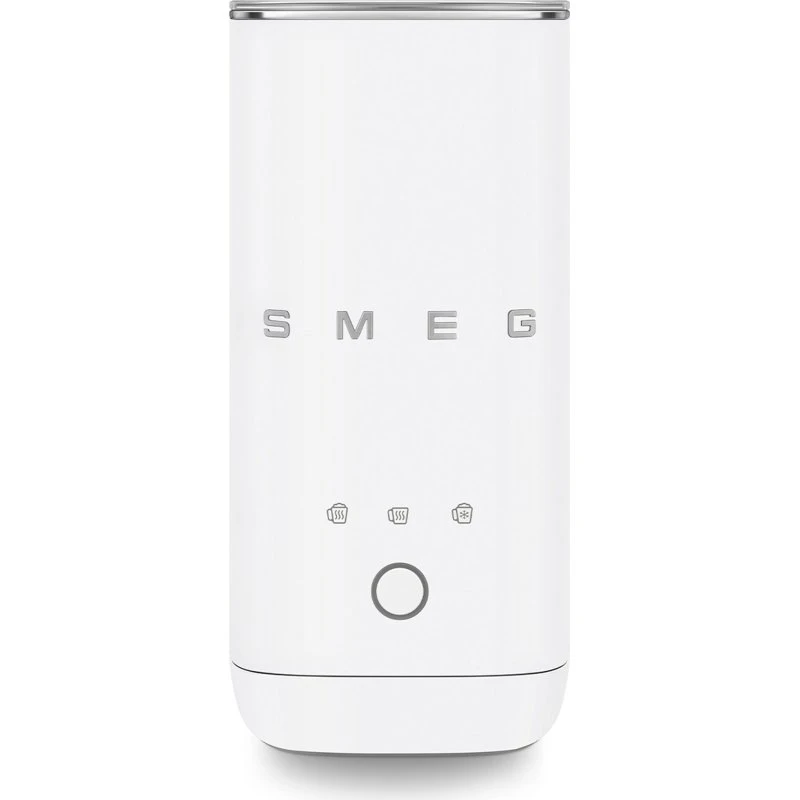 Smeg MFF02 Minimælkeskummer, 180ml, Mat Hvid