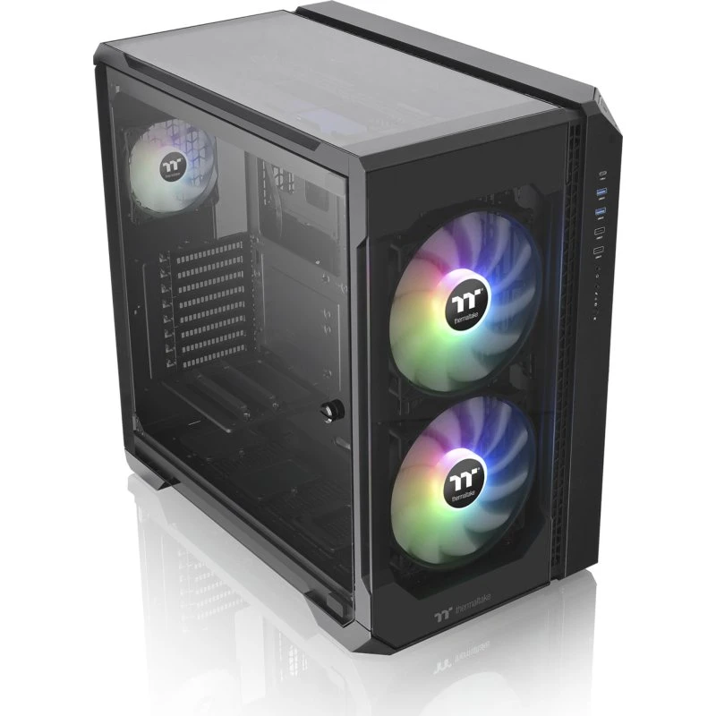 Thermaltake View 51 TG ARGB Towerkabinet, Sort