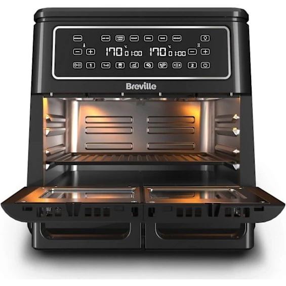 Breville VDF130X 11L Airfryer med dobbelt kurv