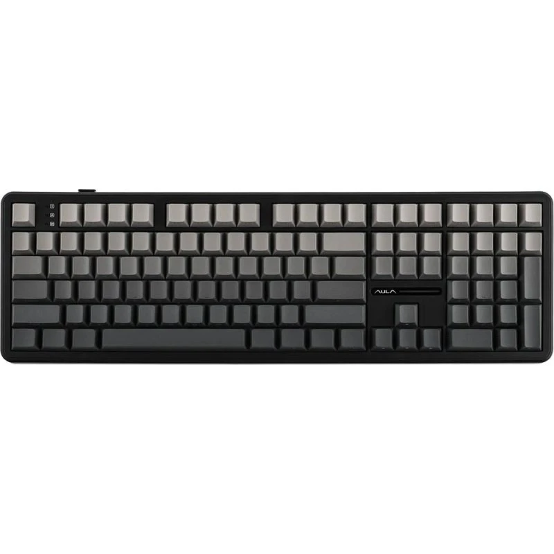 AULA F108 Gradient Grey Nimbus V3 - Mekanisk RGB Tastatur (Full Size, Gasket, USB-C)