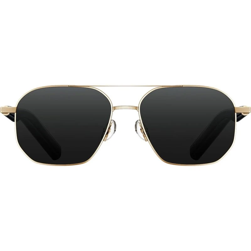 Xiaomi Mijia Smart Audio Glasses Pilot Style, Sort Guld