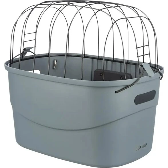 Trixie Cykelkurv til hund 5 kg, grå (42×39×30 cm)