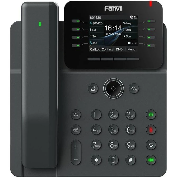 Fanvil V62 Pro IP-telefon, sort, 12 linjer, 2,8" LCD