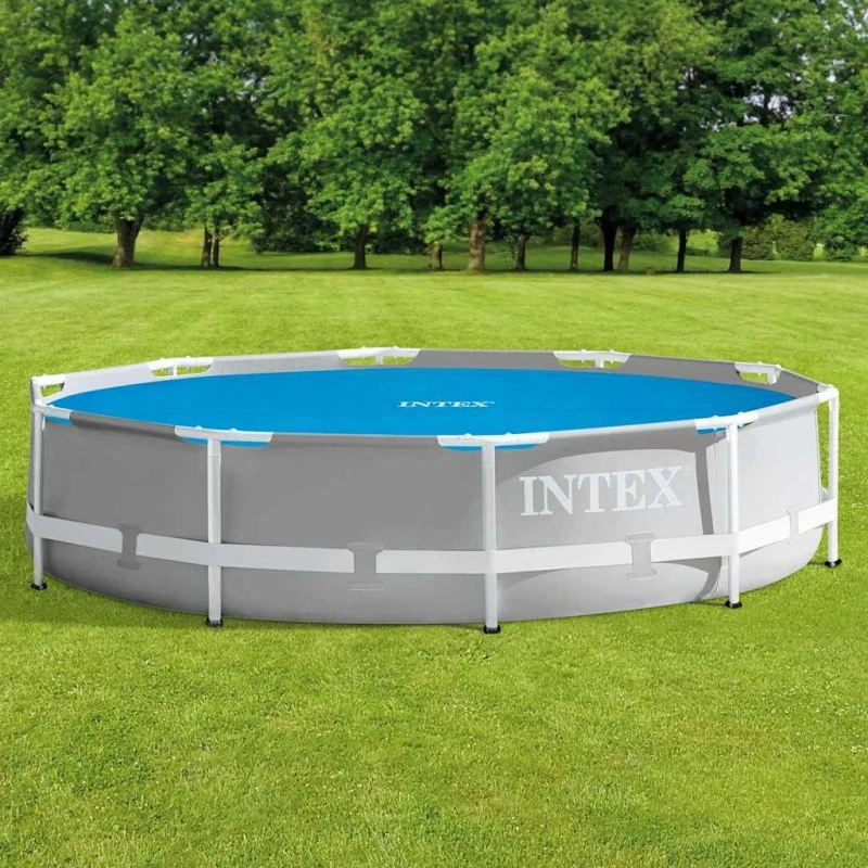 Intex Solopvarmet Poolovertræk 290 cm blå