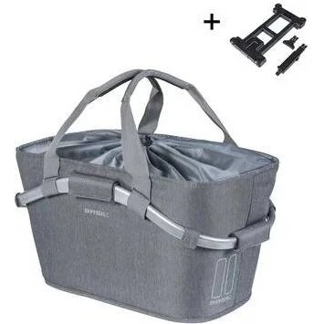 Basil Carry All MIK 2.0 Cykelkurv 22 L – Grå