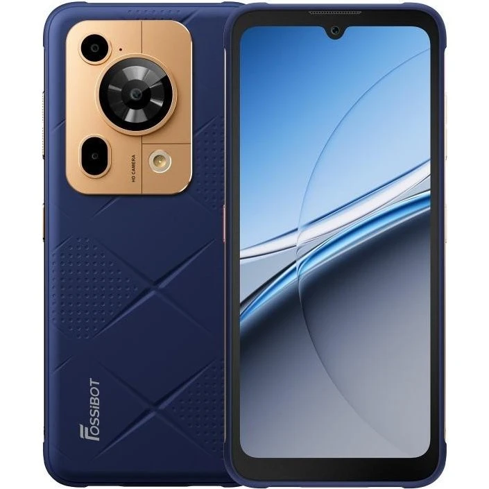 FOSSiBOT F112 Pro Smartphone, Blå (Silikone)