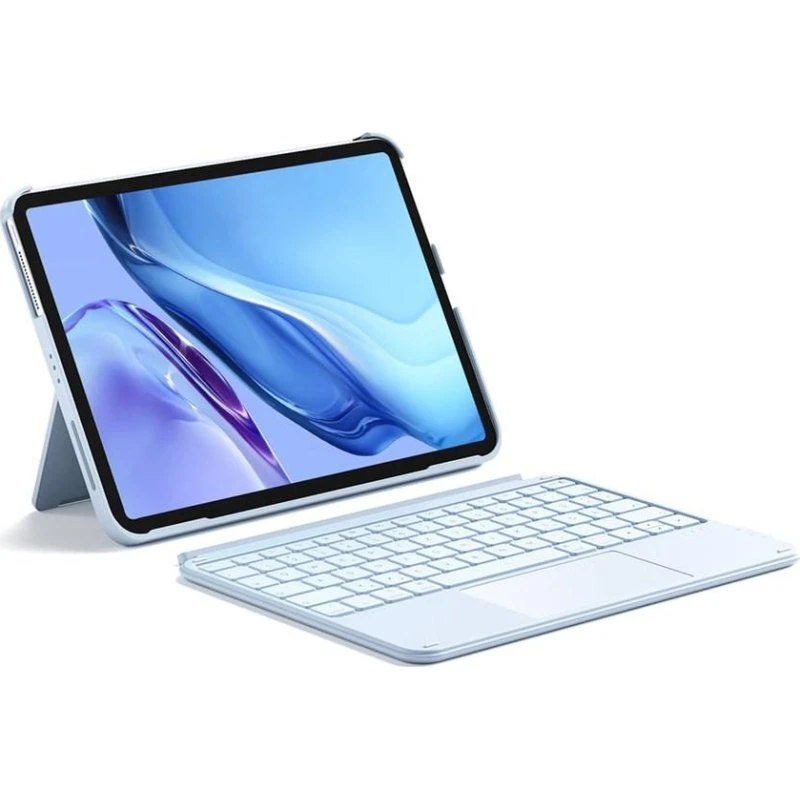 Inateck KB04122 QWERTZ Bluetooth-tastaturcover, blå