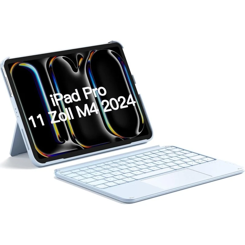 Inateck KB04122 QWERTZ Bluetooth-tastatur, blå