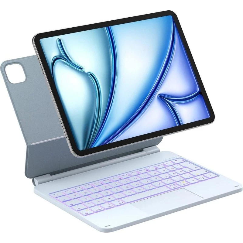 Inateck KB09119 11" Blå Folio-Etui med Tastatur