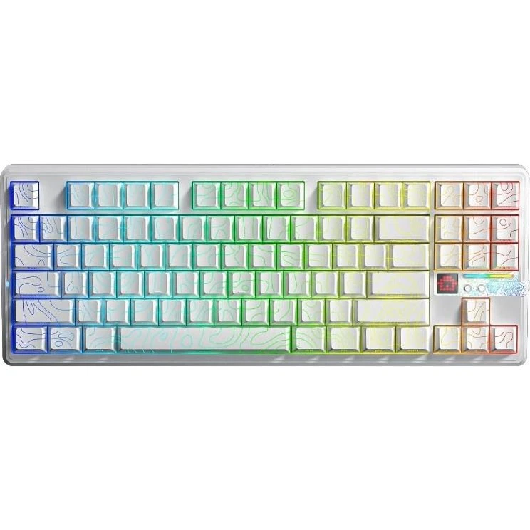AULA Gasket F87 Pro V2 Hvid Tenkeyless Mekanisk RGB Gaming-Tastatur