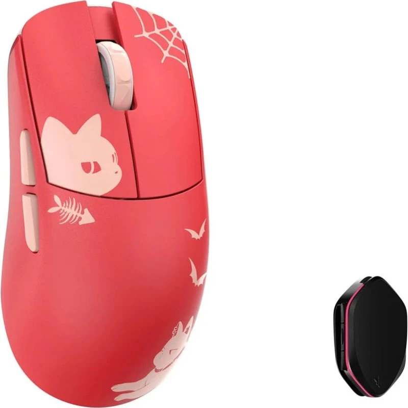 WLMouse Ying Rød Magnesium Trådløs Gaming Mus