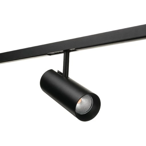 SG Zip Tube Mini 1F, justerbar skinnespot, sort hvid