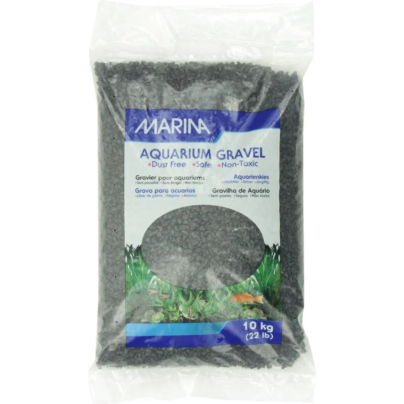 Marina Dekorativ Akvariegrus 10 kg – Sort