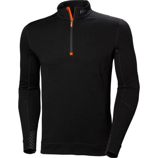 Helly Hansen Lifa Merino Termoundertrøje, Sort, XS