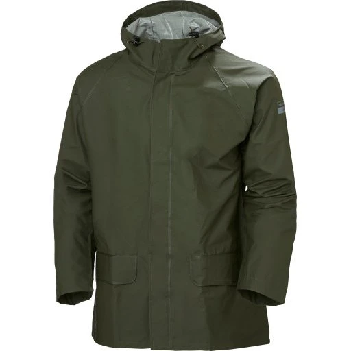 Helly Hansen Mandal regnjakke, mørkegrøn, M
