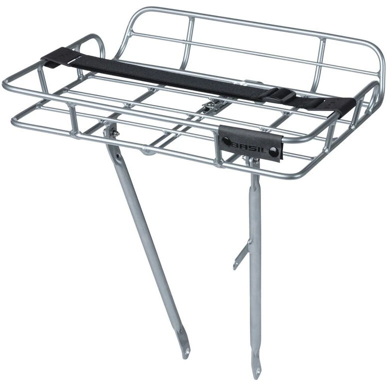 BASIL Portland Frontlad Aluminium, Sort